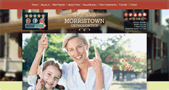 Desktop Screenshot of morristownorthodontics.com